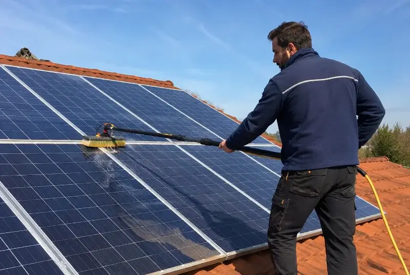 Nettoyage et entretien de panneaux solaires à Saint-Quentin-de-Baron