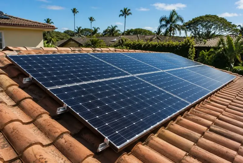 Installation de panneaux solaires à Saint-Quentin-de-Baron